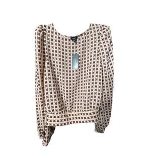 NWT Express Long Sleeve Career Blouse Size XS MSRP $58